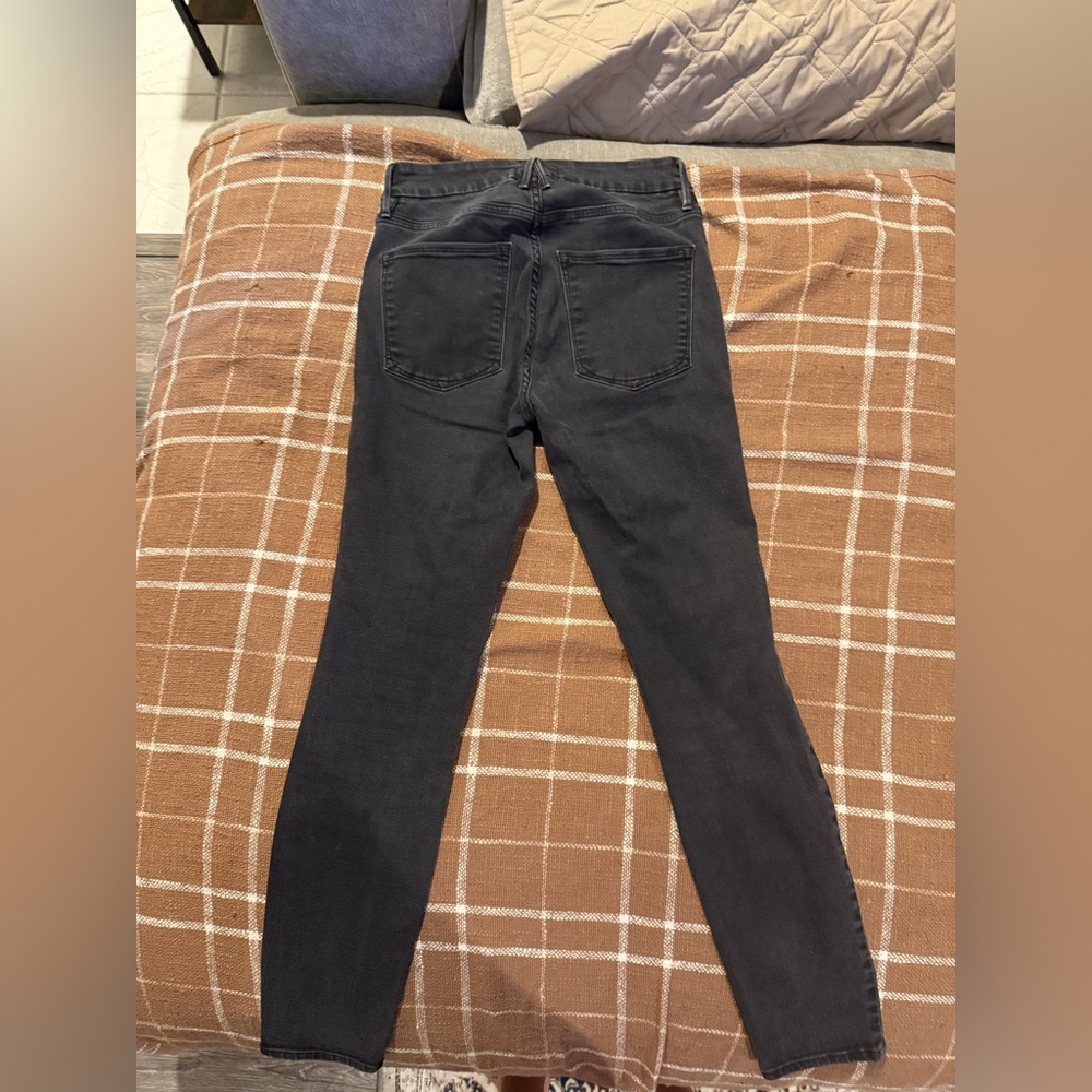 Good American good legs washed Black Jeans 27/4 - Picture 4 of 9